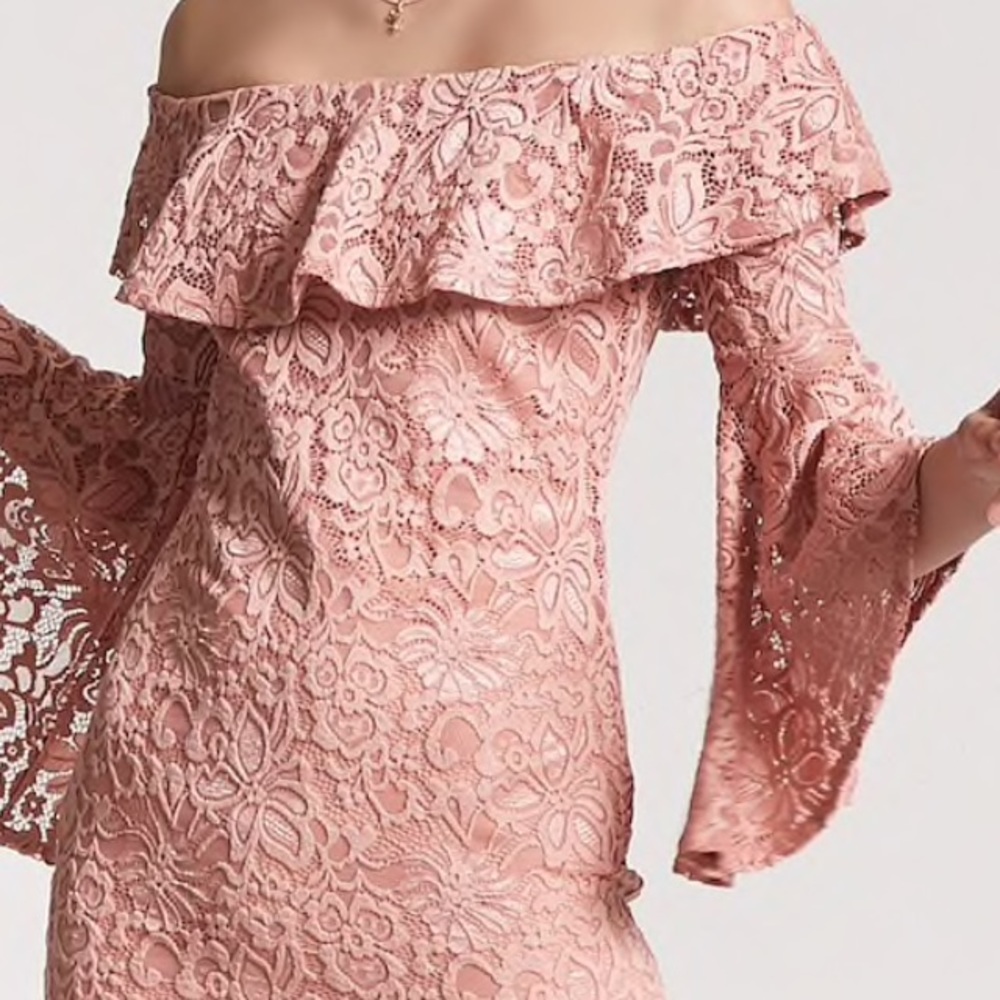 Forever21 Lace Off-the-Shoulder Dress
